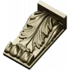 Acanthus Scroll Corbel - STL 3D Model for CNC Milling