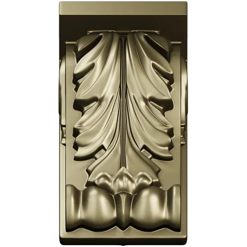 Acanthus Scroll Corbel - STL 3D Model for CNC Milling