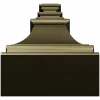 Bellcast decorative bracket - STL 3D model for CNC milling