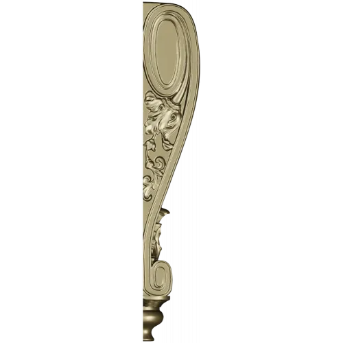 Ornate Acanthus Bracket - STL 3D model for CNC