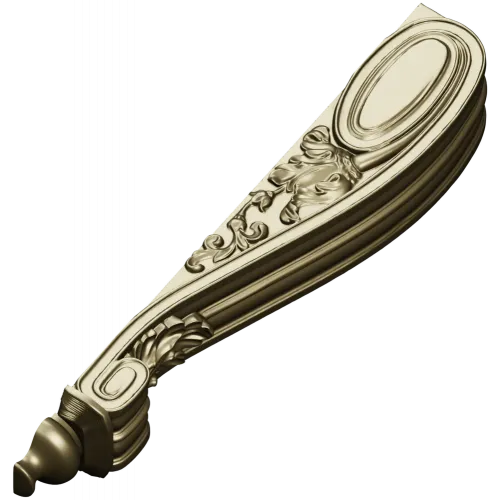 Ornate Acanthus Bracket - STL 3D model for CNC