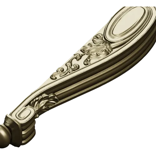 Ornate Acanthus Bracket - STL 3D model for CNC