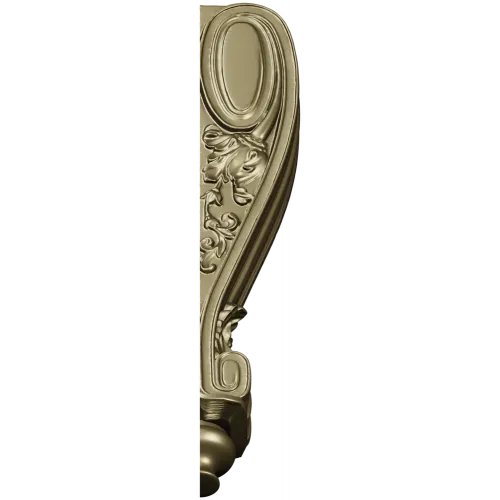 Ornate Acanthus Bracket - STL 3D model for CNC