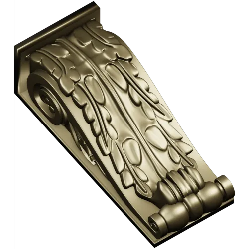 Acanthus Scroll Corbel 3D Model STL for CNC