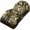 Lion Acanthus Corbel STL 3D model for CNC