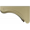 Elegant Serpentine Corner Bracket STL for CNC