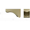 Elegant Serpentine Corner Bracket STL for CNC