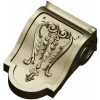 Acanthus Scroll Decorative Bracket STL for CNC Milling