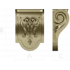 Acanthus Scroll Decorative Bracket STL for CNC Milling