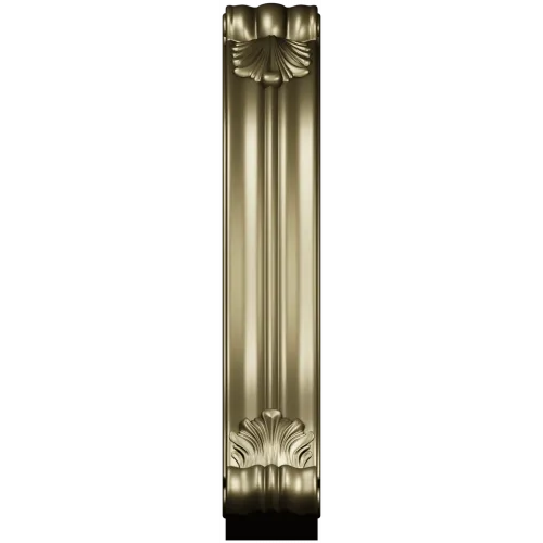 Decorative Shell Scroll Bracket STL for CNC