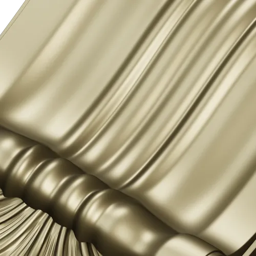 Baroque Shell Scroll Bracket - STL 3D model for CNC