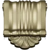 Baroque Shell Scroll Bracket - STL 3D model for CNC