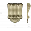 Baroque Shell Scroll Bracket - STL 3D model for CNC