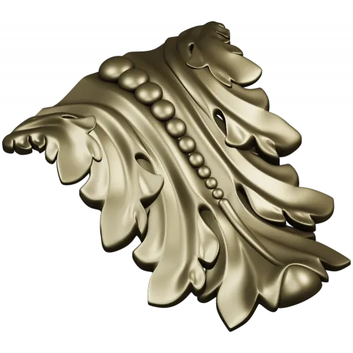 Regal Acanthus Bracket - STL 3D Model for CNC