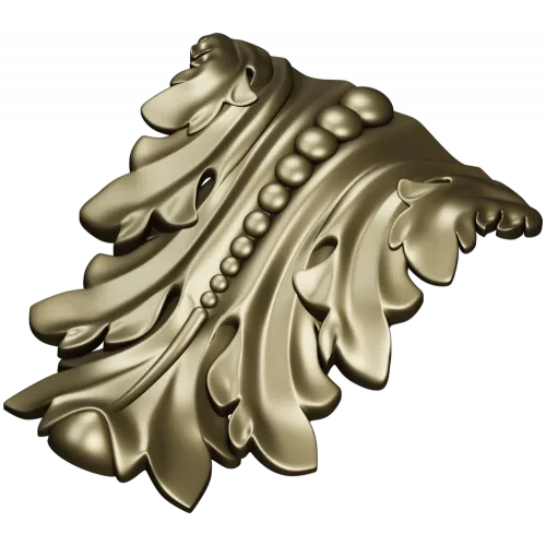 Regal Acanthus Bracket - STL 3D Model for CNC