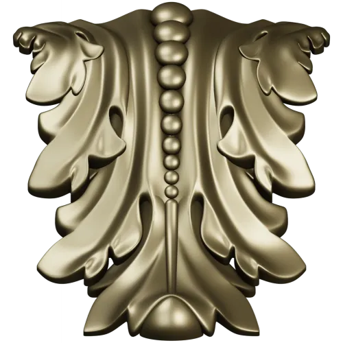 Regal Acanthus Bracket - STL 3D Model for CNC