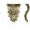 Regal Acanthus Bracket - STL 3D Model for CNC