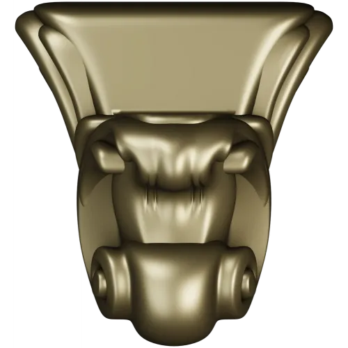Ornate Corbel with Animal Head - STL 3D Model for CNC