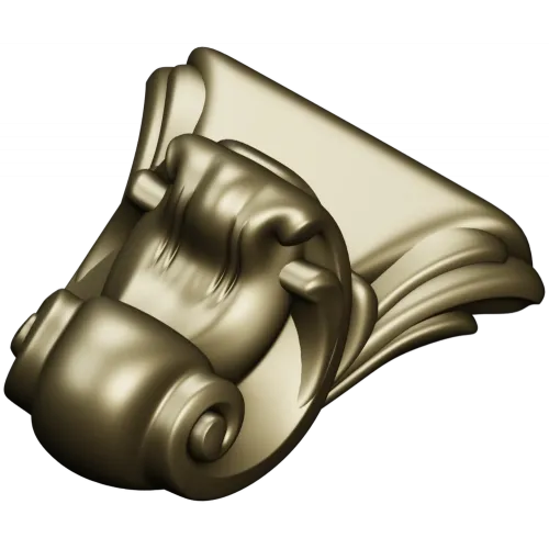 Ornate Corbel with Animal Head - STL 3D Model for CNC