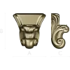 Ornate Corbel with Animal Head - STL 3D Model for CNC