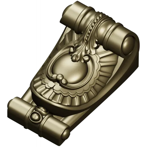 Regal Acanthus Corbel - ornamental STL 3D model for CNC