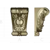 Regal Acanthus Corbel - ornamental STL 3D model for CNC