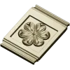 Petalcrest Plaque - STL 3D model for CNC milling