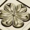 Petalcrest Plaque - STL 3D model for CNC milling