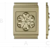 Petalcrest Plaque - STL 3D model for CNC milling