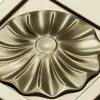 Классическая квадратная розетка с рельефной розой - 3D модель STL для ЧПУ