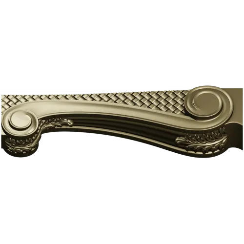 Ornate Scroll Bracket STL for CNC Router