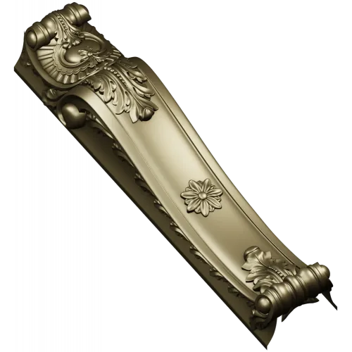 Regal Acanthus Bracket - STL 3D model for CNC carving