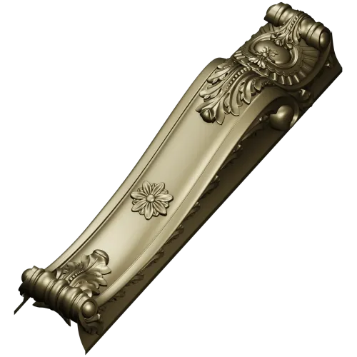 Regal Acanthus Bracket - STL 3D model for CNC carving