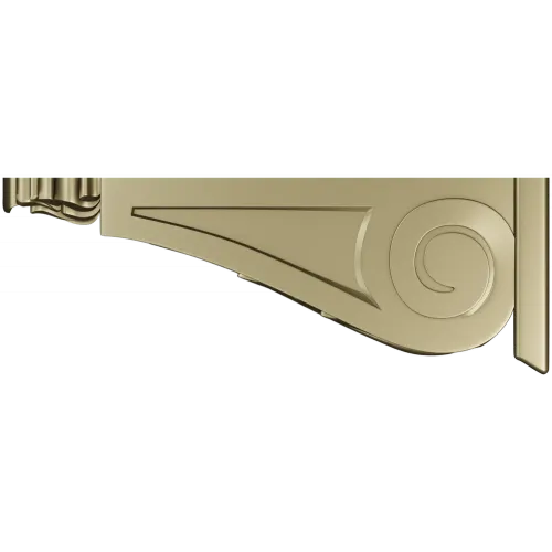 Acanthus Scroll Corbel - STL 3D model for CNC
