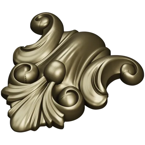 Акантовый кронштейн "Флорентийский картуш" - 3D модель STL для ЧПУ