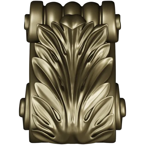 Acanthus Scroll Bracket STL for CNC