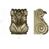Acanthus Scroll Bracket STL for CNC