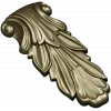 Acanthus Scroll Bracket - STL 3D model for CNC