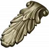 Acanthus Scroll Bracket - STL 3D model for CNC