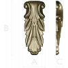 Acanthus Scroll Bracket - STL 3D model for CNC
