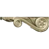 Acanthus Scroll Corbel STL for CNC Milling