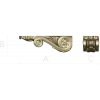 Acanthus Scroll Corbel STL for CNC Milling