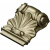 Декоративный кронштейн-раковина 3D STL для ЧПУ