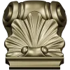 Декоративный кронштейн-раковина 3D STL для ЧПУ