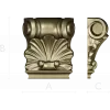 Декоративный кронштейн-раковина 3D STL для ЧПУ