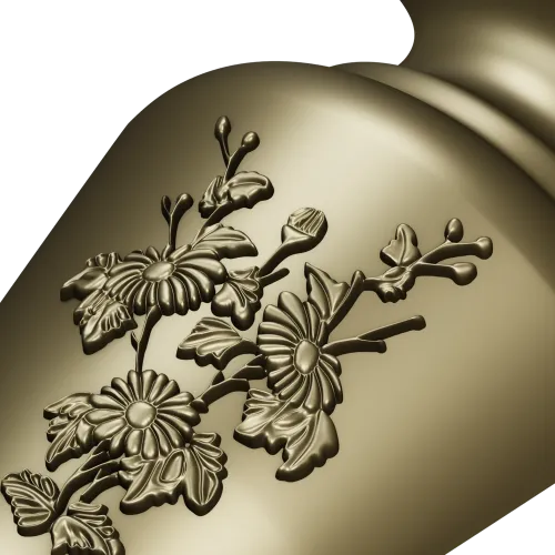 Classical Baluster with Corinthian Capital - STL 3D Model for CNC