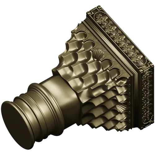 Капитель Флоренция - 3D модель STL для ЧПУ