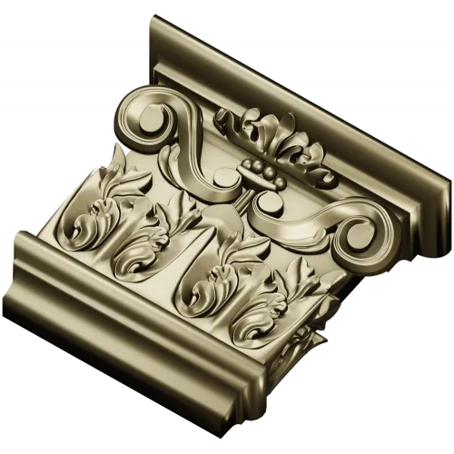 Композитная капитель - 3D модель STL для ЧПУ