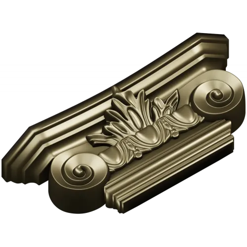 Капитель в ионическом стиле - 3D модель STL для ЧПУ