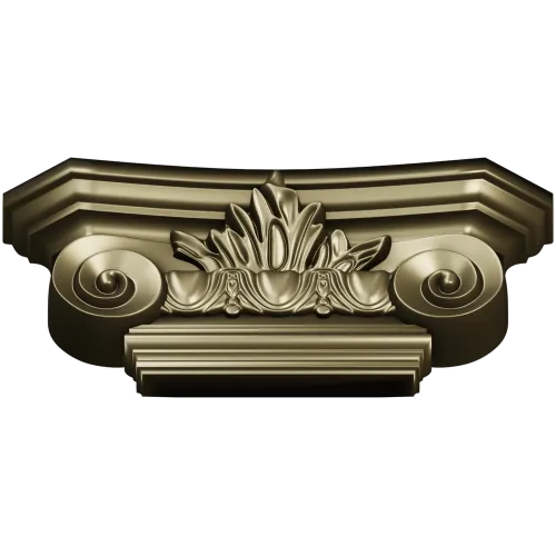 Капитель в ионическом стиле - 3D модель STL для ЧПУ